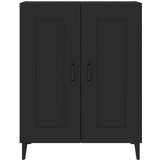  Komoda črna 69,5x34x90 cm konstruiran les, (20654657) | Shoptok.si
