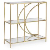 BIZZOTTO Jeklen regal v zlati barvi 81x87x31 cm Elenor – | Shoptok.si