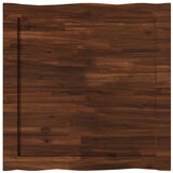  Pravokutni stolni vrh 70 x 70 x 3 cm Četvrtasti - Tamno smeđa 70 x 70 x 3 5 cm Živi rub 2 strane | shoptok.hr