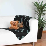 Crna deka za pse od flisa 100x70 cm Trixie Barney –