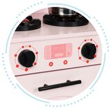 ECO TOYS drvena kuhinja za djecu, mikrovalna i dodaci - roza | shoptok.hr