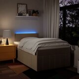  Krevet box spring s madracem krem 120 x 190 cm od tkanine | shoptok.hr