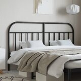 vidaXL Metalno uzglavlje crno 180 cm Cijene