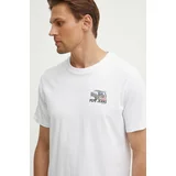 PepeJeans Bombažna kratka majica ARSHINE moška, bela barva, PM509651