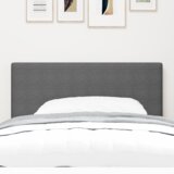  LED naslon za glavo, preprost dizajn, svetlo siva, 100 cm, žametna tkanina, (22052753) | Shoptok.si