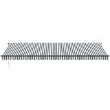 vidaXL Tenda na ručno uvlačenje antracit i bijela 600x300 cm | shoptok.hr
