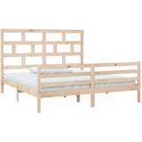  Posteljni okvir iz trdne borovine 180x200 cm, (20644846) | Shoptok.si