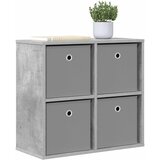  Kreveta s ladicama Betonski sivi 59,5 x 27 x 57 cm | shoptok.hr