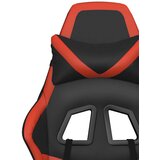 vidaXL Masažni gaming stol črno in rdeče umetno usnje | Shoptok.si
