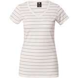 G-star Raw Majica 'Eyben' rjava / bela | Shoptok.si