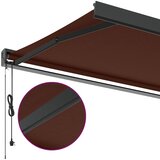 Tenda na automatsko uvlačenje smeđa 350 x 250 cm | shoptok.hr
