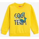 Koton Sweatshirt - Yellow - Regular fit
