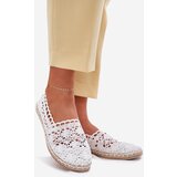 Boto Lace Women's Espadrilles White Adelira | shoptok.hr