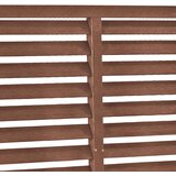  Ograja z vodoravnimi letvami WPC 180x180 cm rjava | Shoptok.si