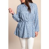 Fenzy Bluza Od Viskoze Za Veće Veličine, Plava | shoptok.hr