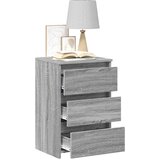  Noćni ormarići 2 kom sivi hrast 40x35x62,5 cm konstruirano drvo | shoptok.hr