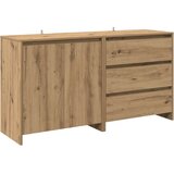  2-dijelni komoda boja hrast artisan konstruirano drvo | shoptok.hr