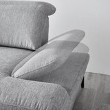 Stylife KOTNA SEDEŽNA GARNITURA, tkanina svetlo rjava | Shoptok.si