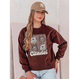 DStreet Bluza damska oversize z misiami MISOBEARS bordowa | Shoptok.si