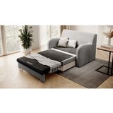 ELTAP Svijetlo siva/antracitno siva baršunasti sklopiva sofa 130 cm Ario – | shoptok.hr