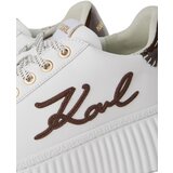 Karl Lagerfeld Nizke superge rjava / bela | Shoptok.si