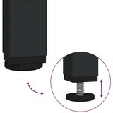  Noćni ormar 2 pcs Crni hrast Konstruirano drvo | shoptok.hr