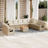 vidaXL 11-dijelni set vrtnih sofa od poliratana s jastucima bež | shoptok.hr