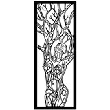 Wallity Kovinska stenska dekoracija 20x51 cm - Wallity Cene