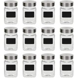 Staklenke za pohranu s naljepnicom 12 kom 300 ml Cene