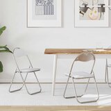  Sklopiva stolica 2 pcs Bijela i siva 48 x 43,5 x 81 cm | shoptok.hr
