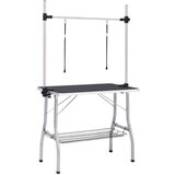 Podesivi stol za njegu pasa s 2 omče i košarom | shoptok.hr