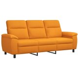  Set sofe 2 pcs Tamno žuta Tkanina - Tamnožuta 1 sjedalo + trosjed | shoptok.hr
