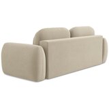 Makamii Svjetlo smeđa sklopiva/s prostorom za odlaganje sofa od bouclé tkanine 266 cm Pele – | shoptok.hr