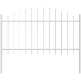  Vrtna Ograda 7 pcs Bijelo 170 x 140 cm Čelik s prahom premazan | shoptok.hr