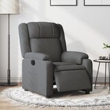 Maison Chic Električni naslanjač - Relax naslanjač temno sivo blago, (22061932) | Shoptok.si