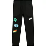 Nike Sportswear Hlače svijetloplava / jabuka / crna / bijela