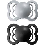 Bibs ortodontska duda supreme latex cloud & black | shoptok.hr