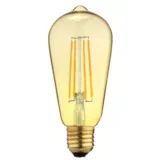 LED SIJALICA FILAMENT AMBER ST64 E27 6W 2700K