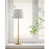  ByRydens 4002740-6501 - Stona lampa LUMI 1xE27/8W/230V bela/zlatna 68,5 cm | Eponuda.com