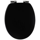 Tendance wc daska mdf sa krom okovima soft close, crna | Eponuda.ba