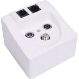 Transmedia Utičnica TV/SAT/FM/1xLAN (Ethernet)/1xTel. – FD 11 SET Cijene