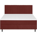 Welnova POSTELJA BOXSPRING 180 cm x 200 cm , les, tekstil bordo | Shoptok.si
