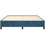  posteljni okvir temno moder 160x200 cm žamet, (20794976) | Shoptok.si
