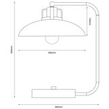  Stona lampa FELIX 1xE27/60W/230V bela | Eponuda.com