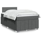  Krevet box spring s madracem tamnosivi 120 x 190 cm tkanina | shoptok.hr