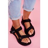 Big Star women's sandals black FF274A600 Cene