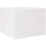 vidaXL Vrtno cvetlično korito belo 60x60x46 cm trdna borovina, (21255633) Cene