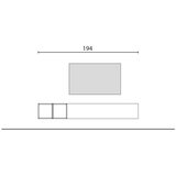 LC Mobili Zidna TV jedinica s otvorenim kockama INFINITY 2.0 900049-BIK | shoptok.hr