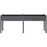  Sadilica s oblogom siva 203 x 53 x 76 cm od masivne jelovine | shoptok.hr