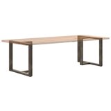  Noge za blagovaonski stol T-oblika 2 kom Crne 100x35x(72-73) cm Čelik | shoptok.hr